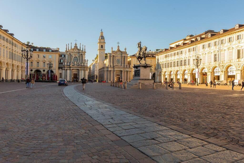 טורינו Splendido Appartamento In Piazza San Carlo מראה חיצוני תמונה