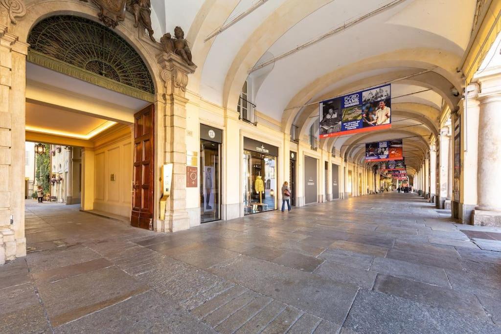 טורינו Splendido Appartamento In Piazza San Carlo מראה חיצוני תמונה
